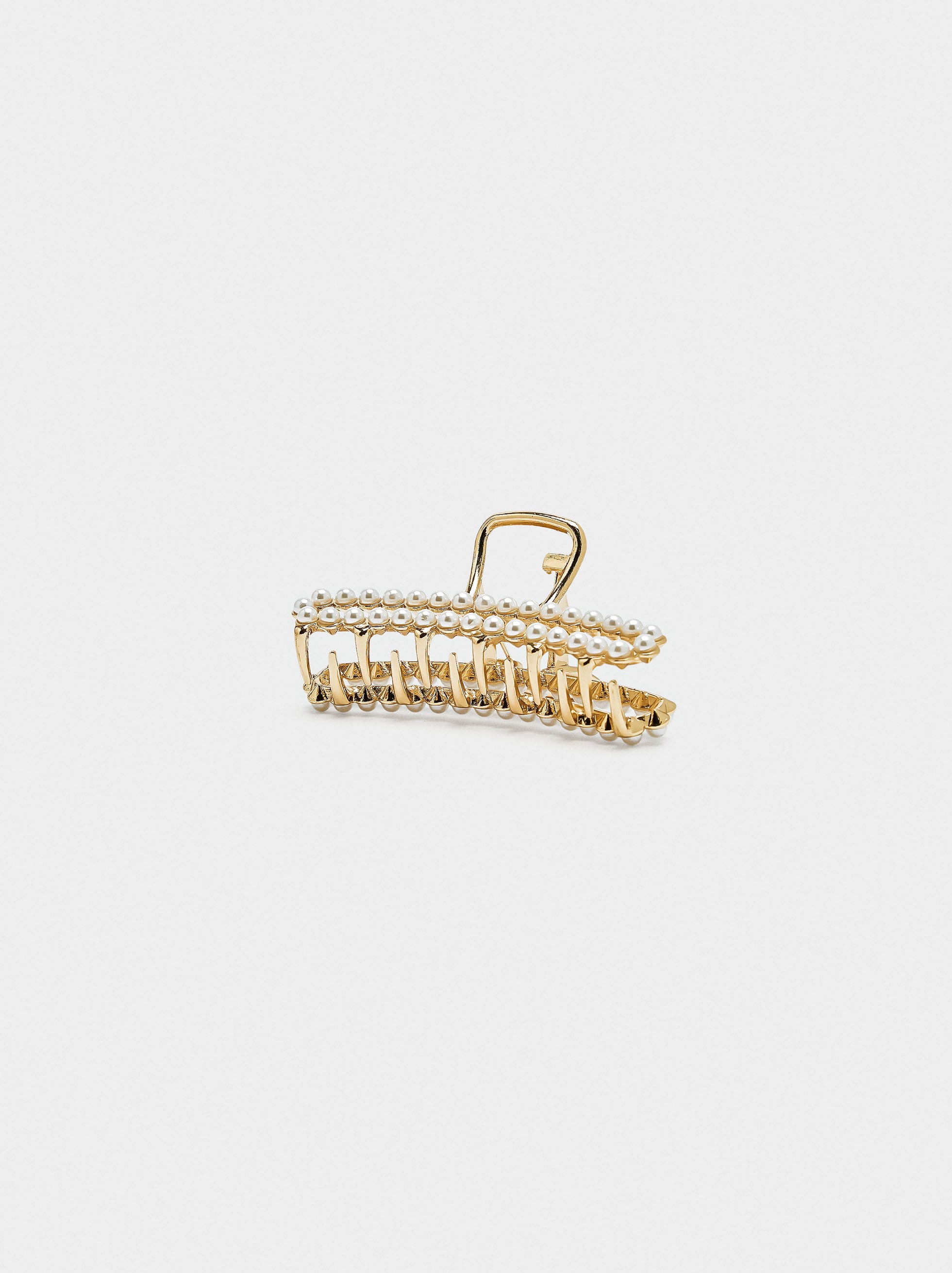 Pinza De Pelo Con Perlas