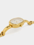 Reloj Ovalado Con Pulsera De Acero Inoxidable