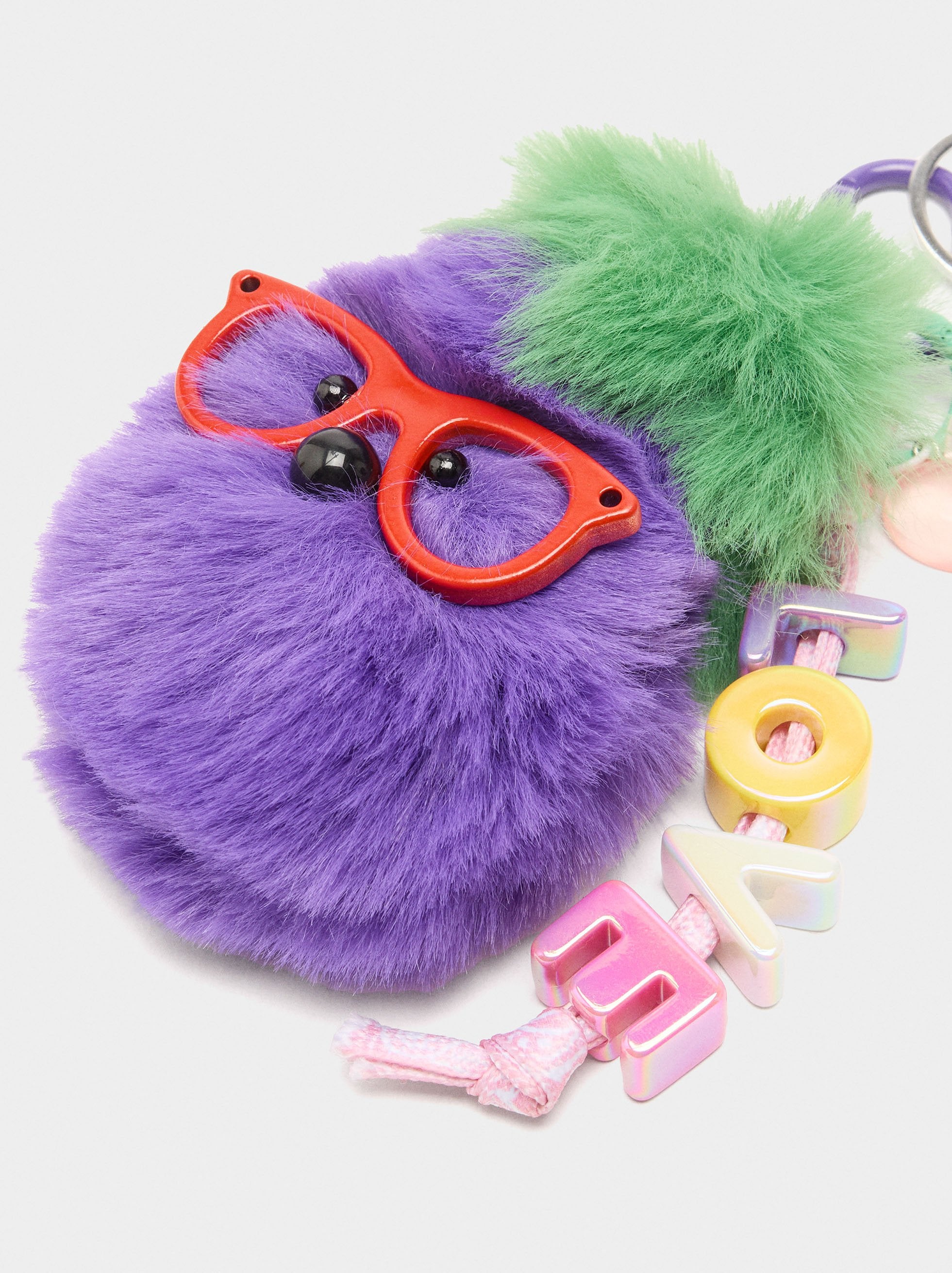 Llavero Charm Pompom Love