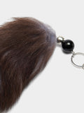 Llavero Charm De Efecto Pelo