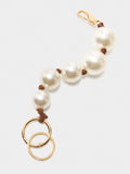 Llavero Charm Con Perlas