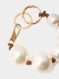 Llavero Charm Con Perlas