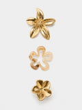Set De Broches Flores
