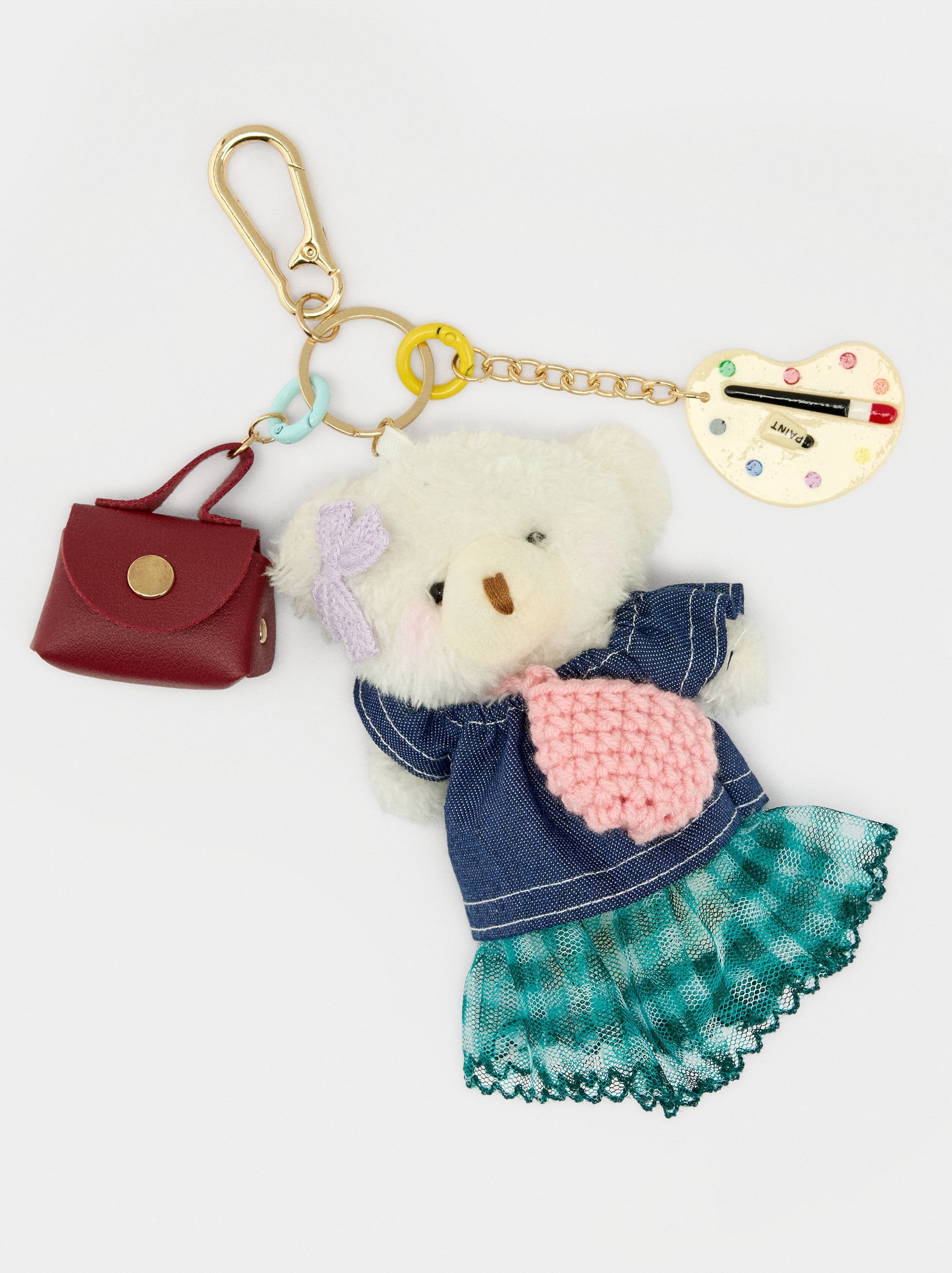 Llavero Charm Artista - The Bear Collection