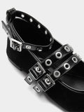 Bailarinas Con Tiras Y Tachuelas
