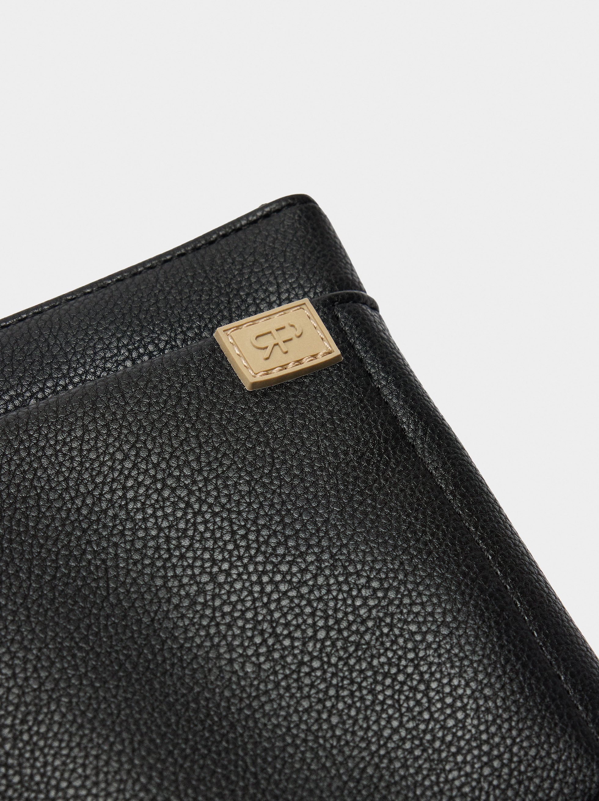 Bolso Bandolera Doble Con Textura