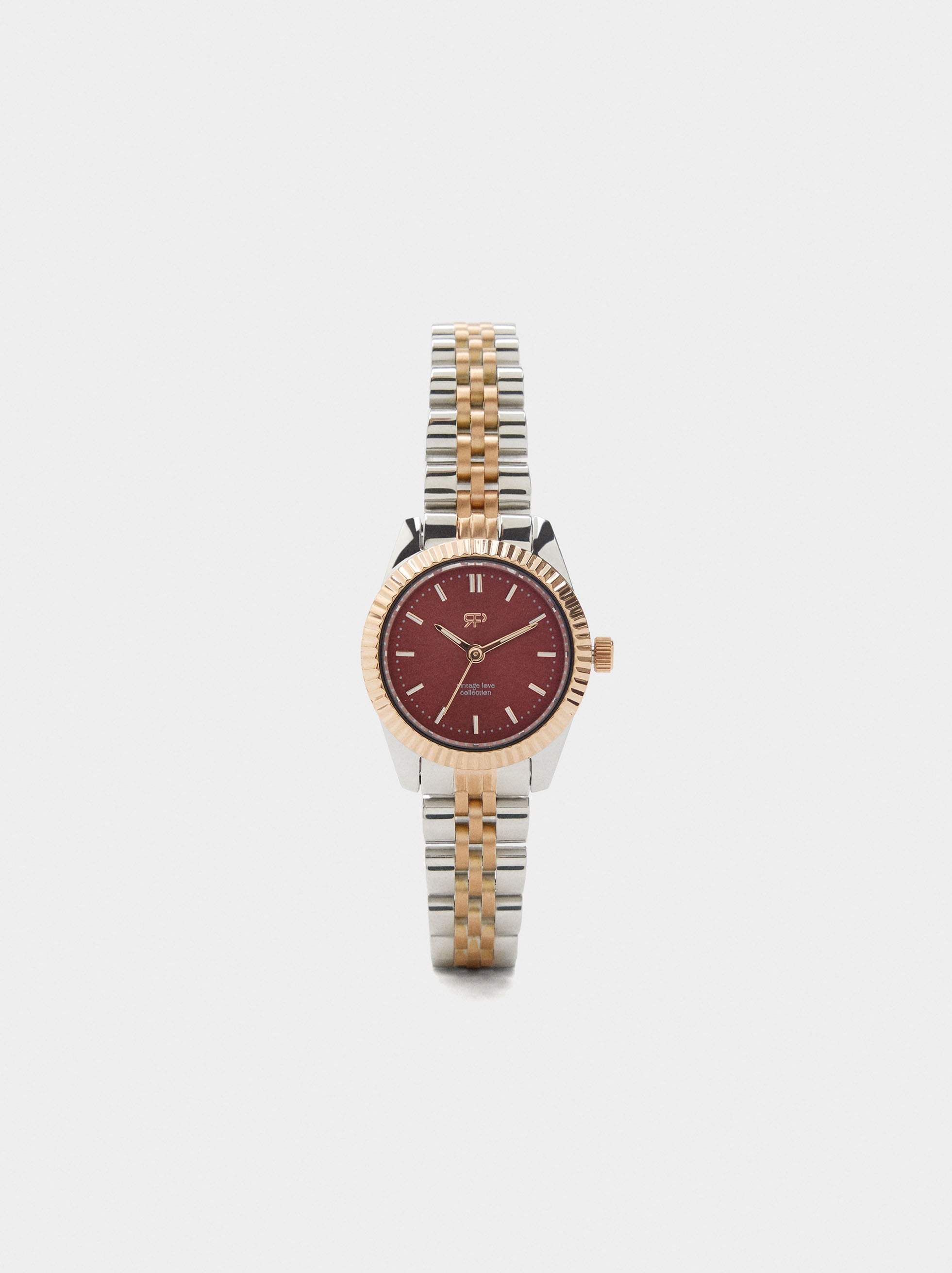 Reloj Con Pulsera De Acero Inoxidable