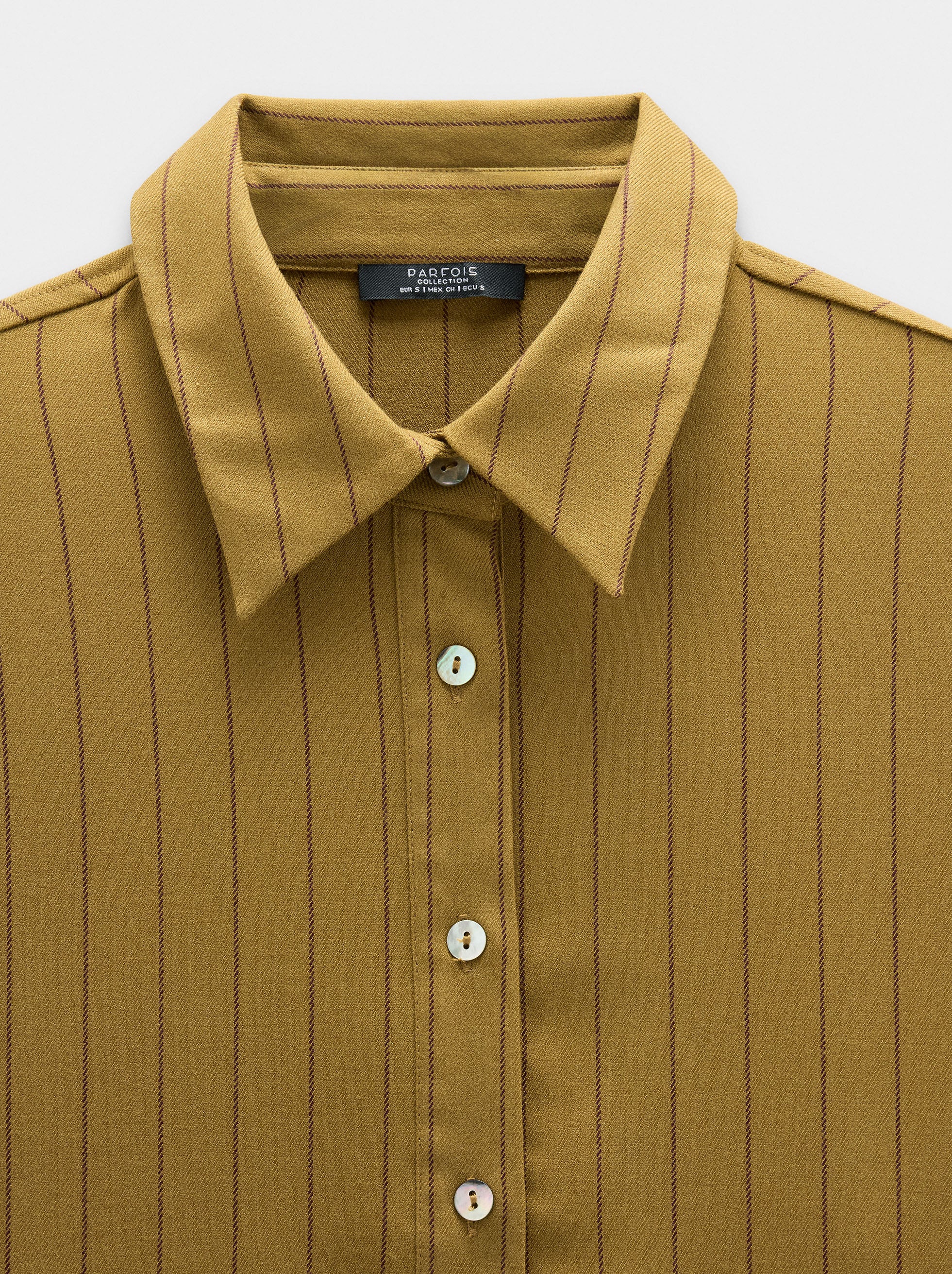Camisa Con Raya Diplomática