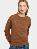 Sudadera Con Lazos Bordados