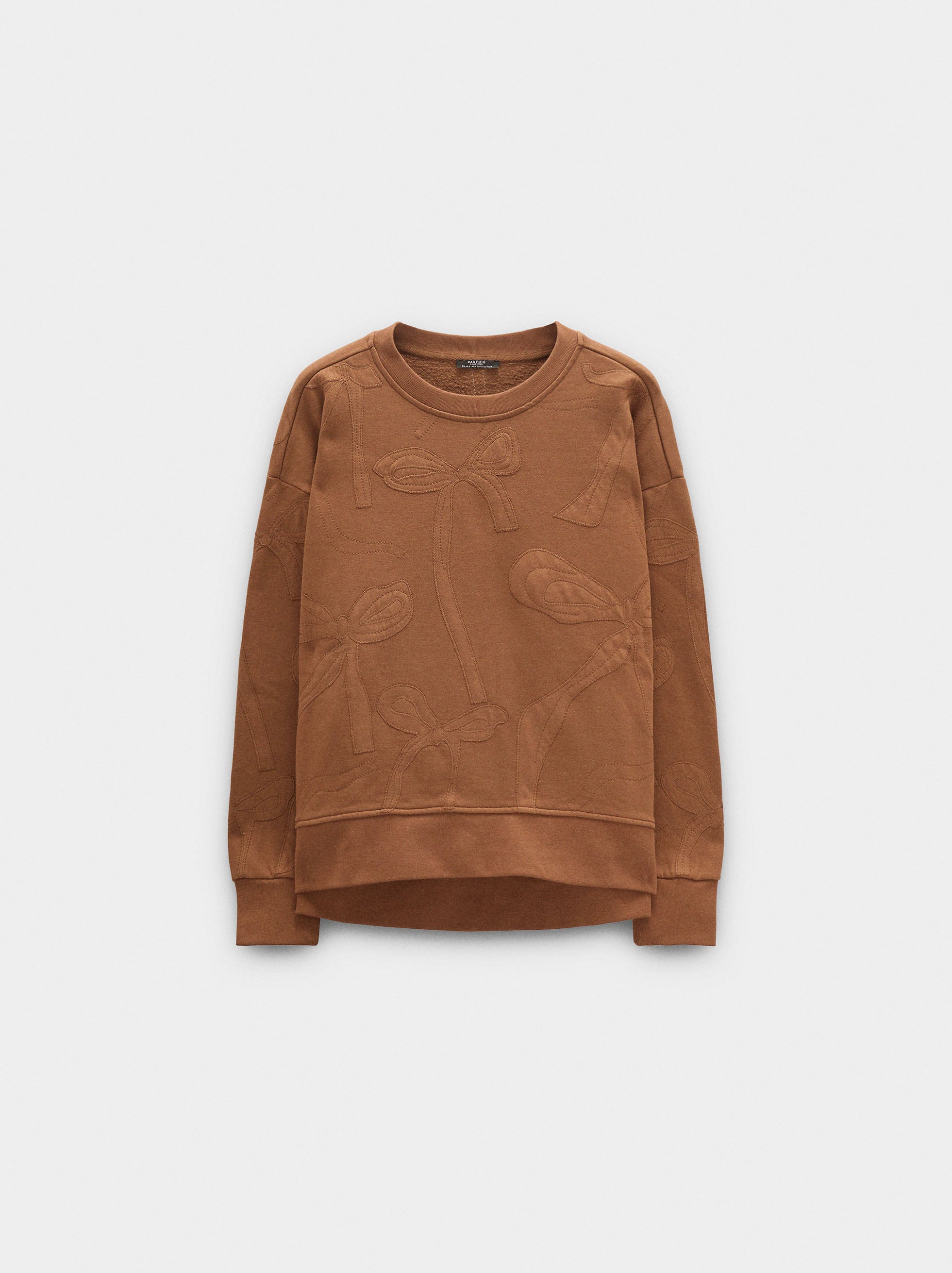 Sudadera Con Lazos Bordados