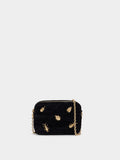 Bolso De Fiesta Aterciopelado Con Insectos