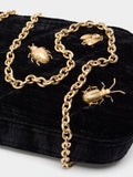 Bolso De Fiesta Aterciopelado Con Insectos