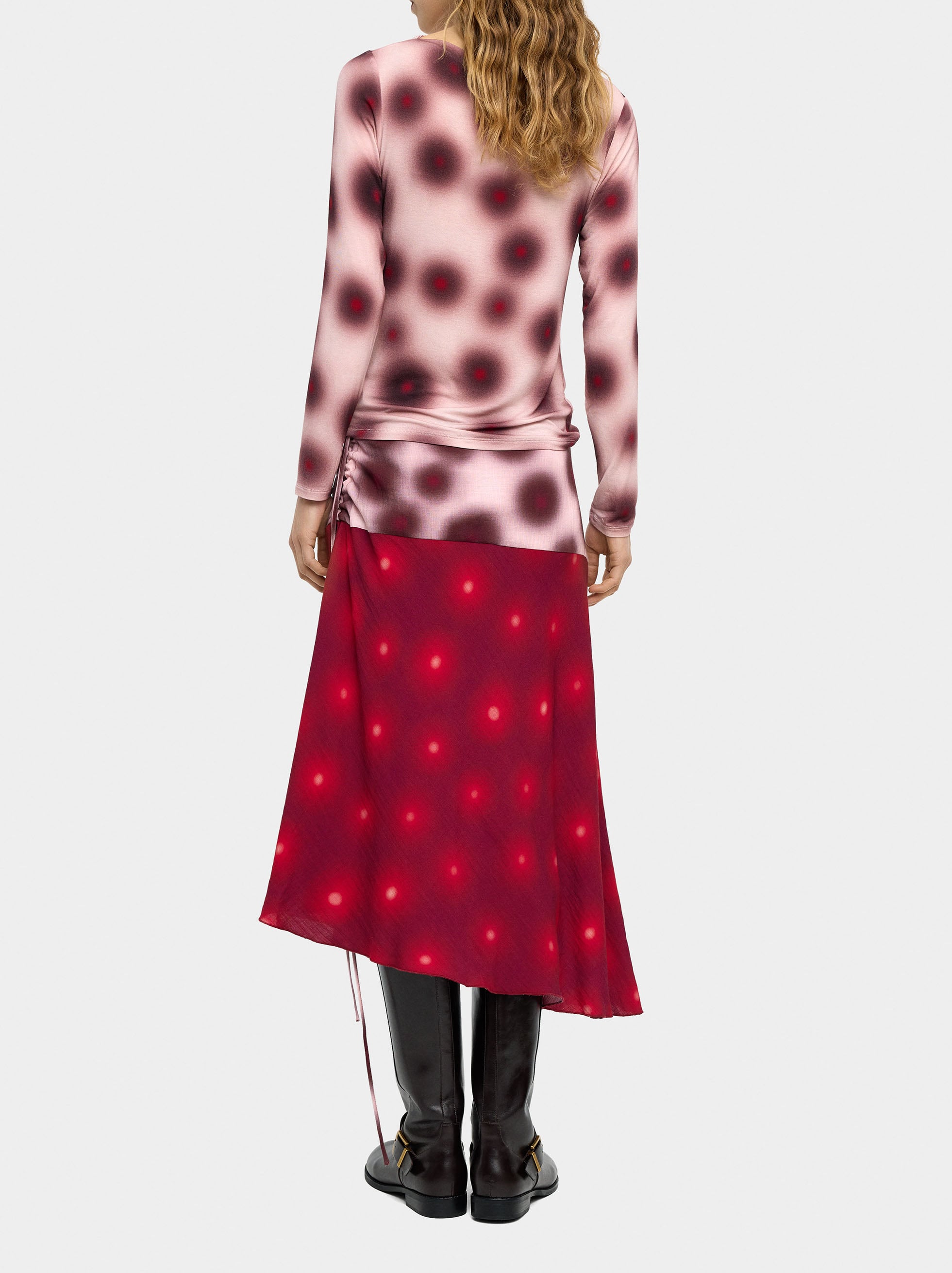 Falda Asimétrica Estampada