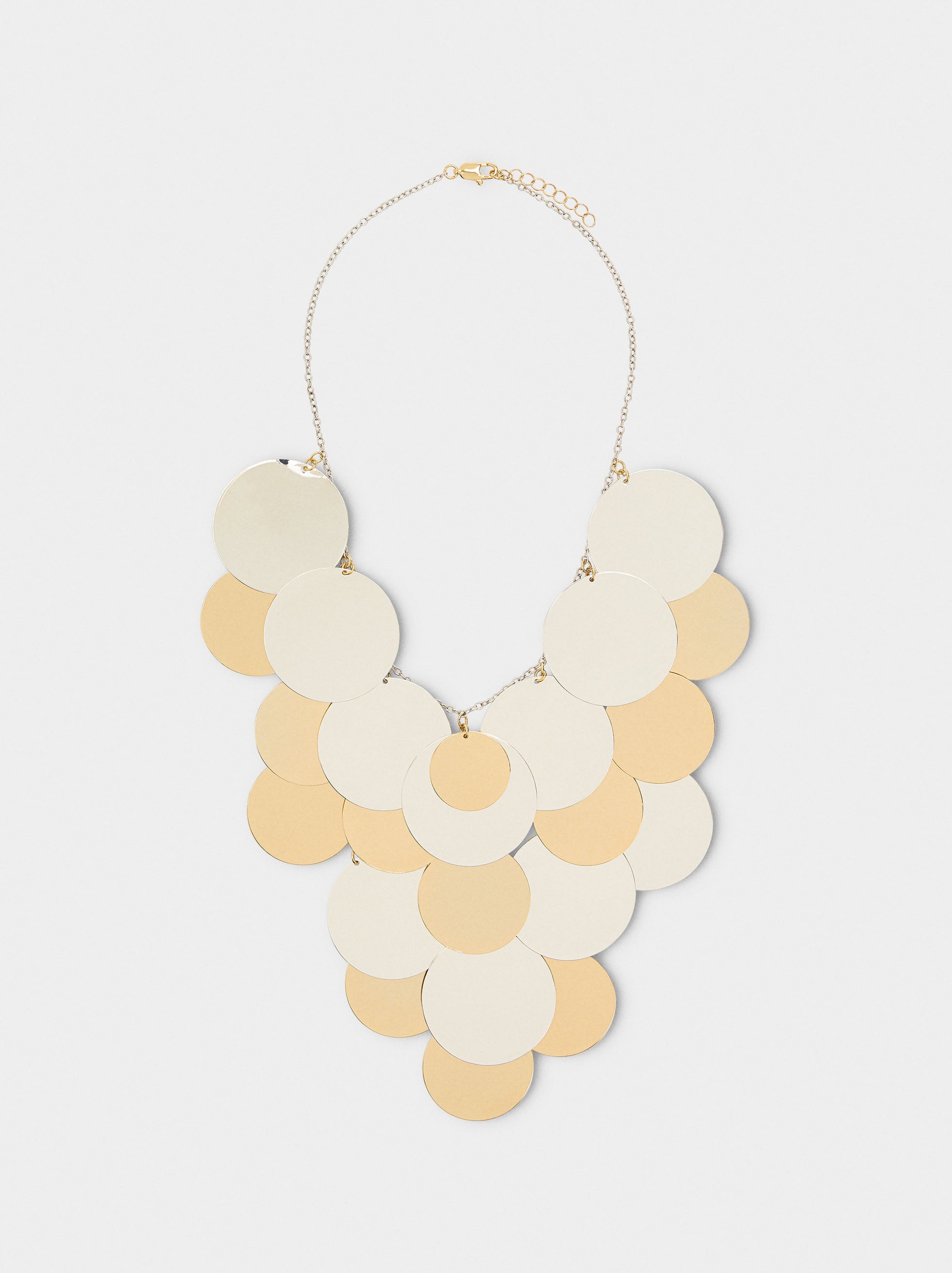 Collar Con Multicículos Bicolor