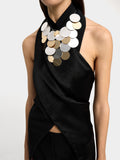 Collar Con Multicículos Bicolor