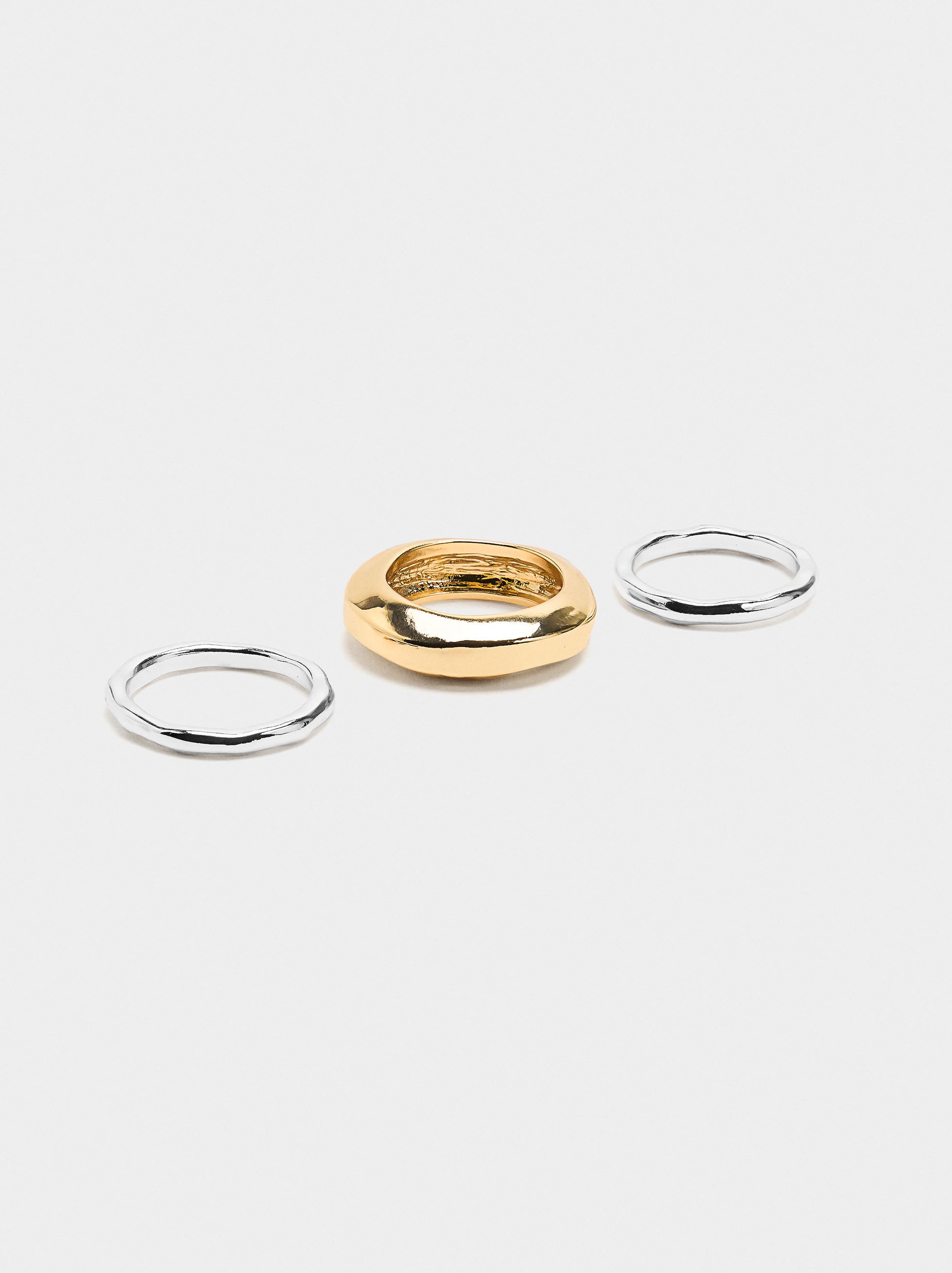 Anillo Triple Bicolor