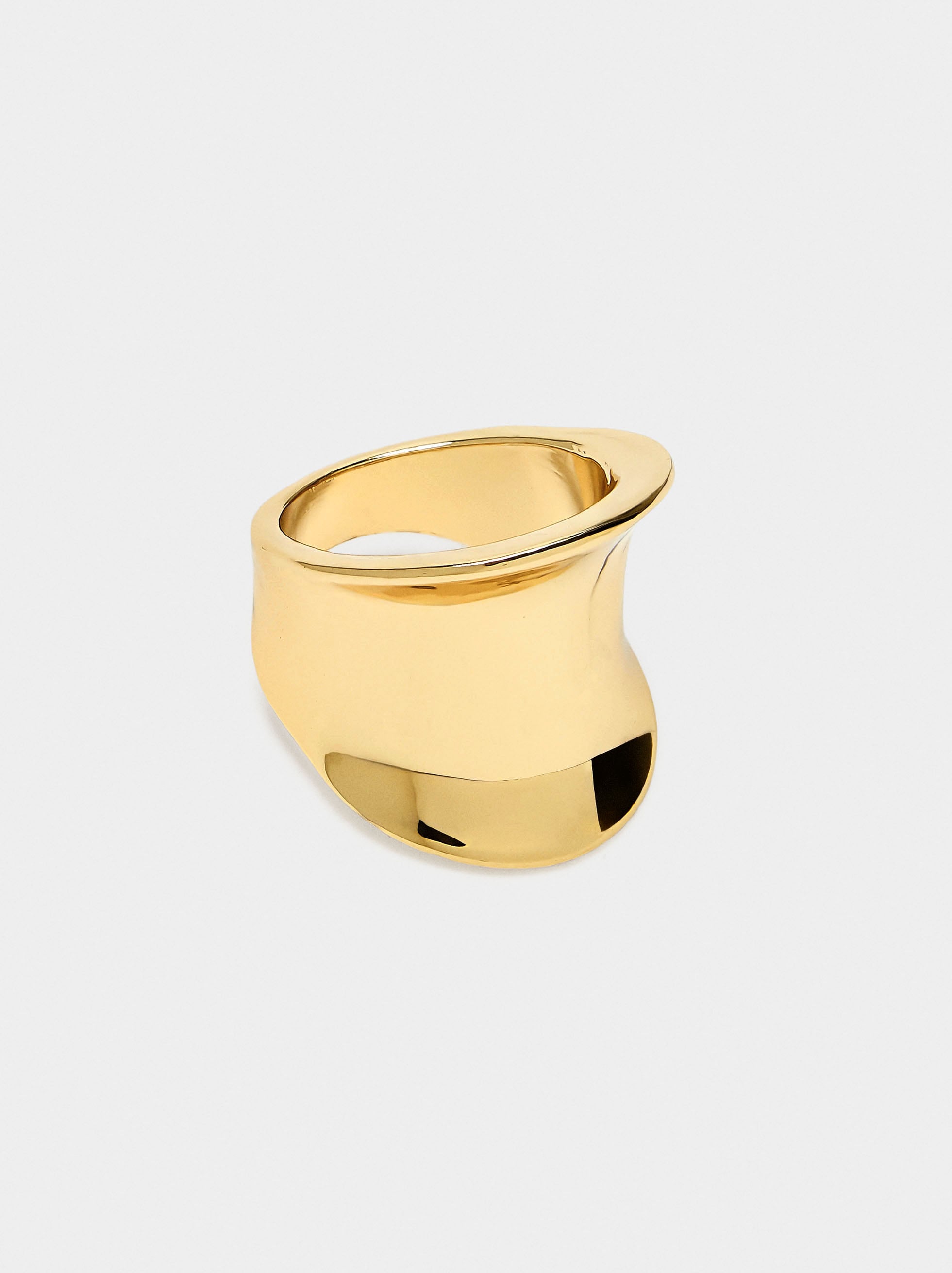 Anillo Ancho Curvo
