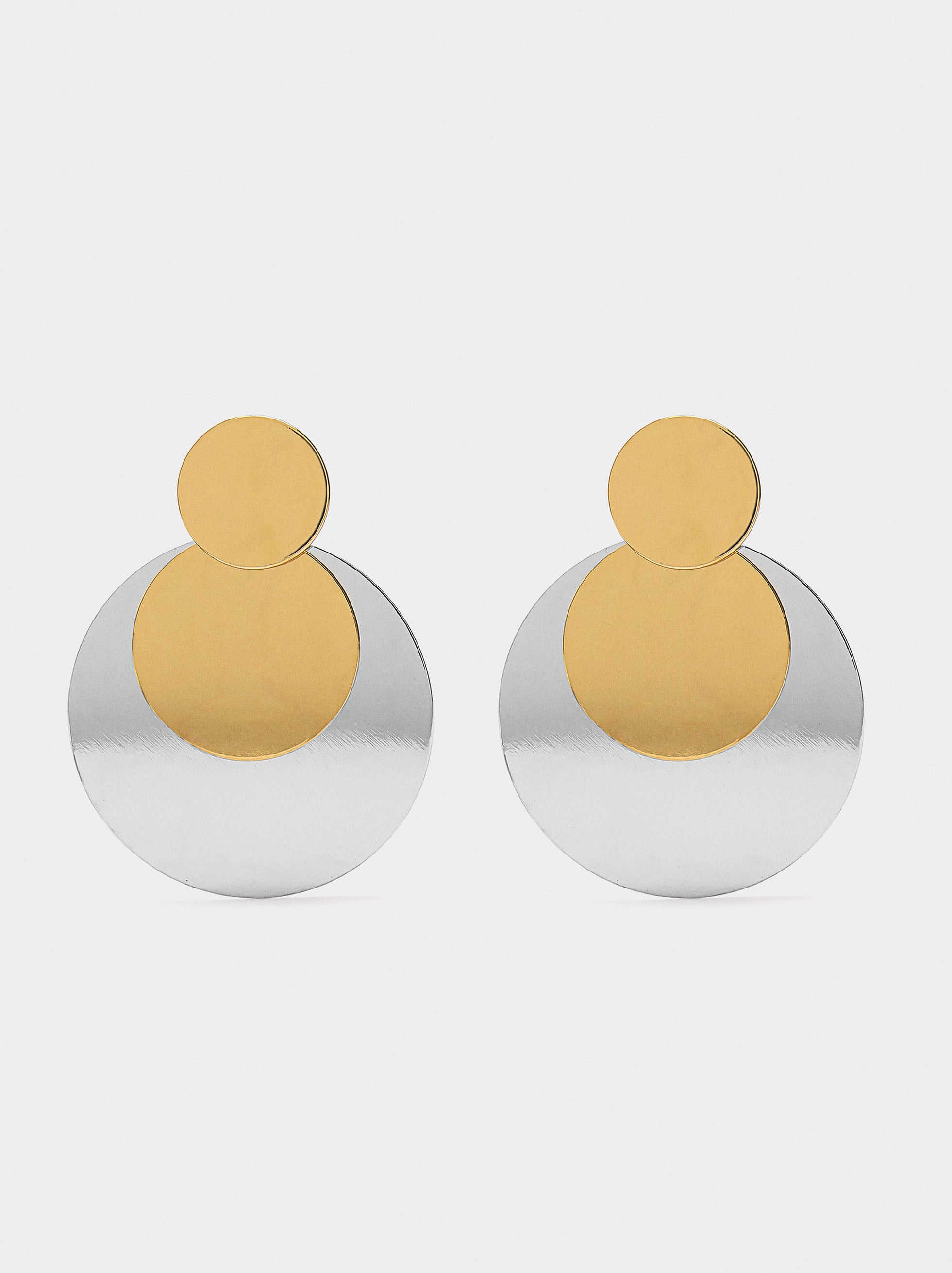 Pendientes Redondos Bicolor