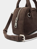 Mini Bolso De Mano Con Efecto Piel