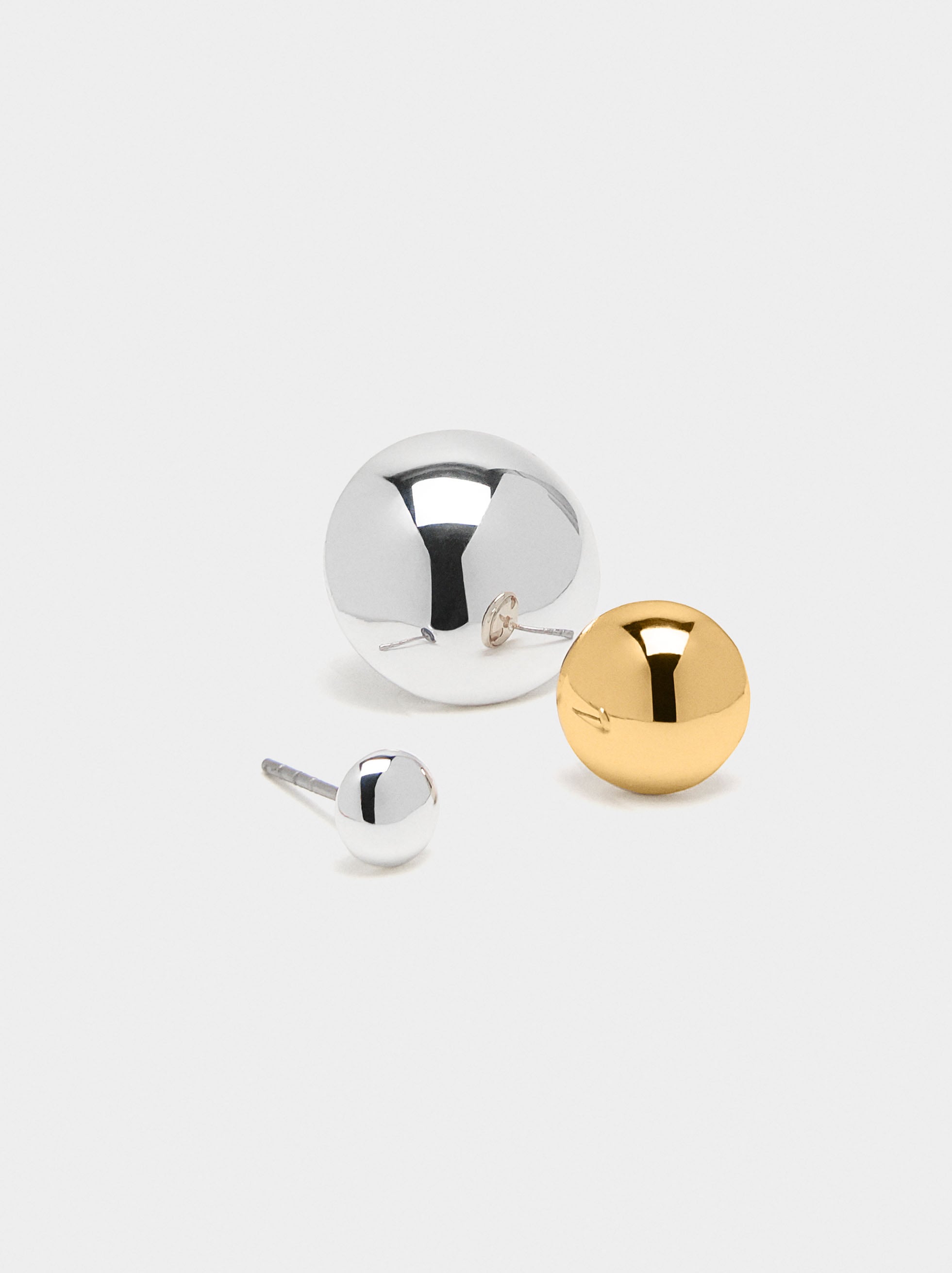 Set De Pendientes Con Esferas