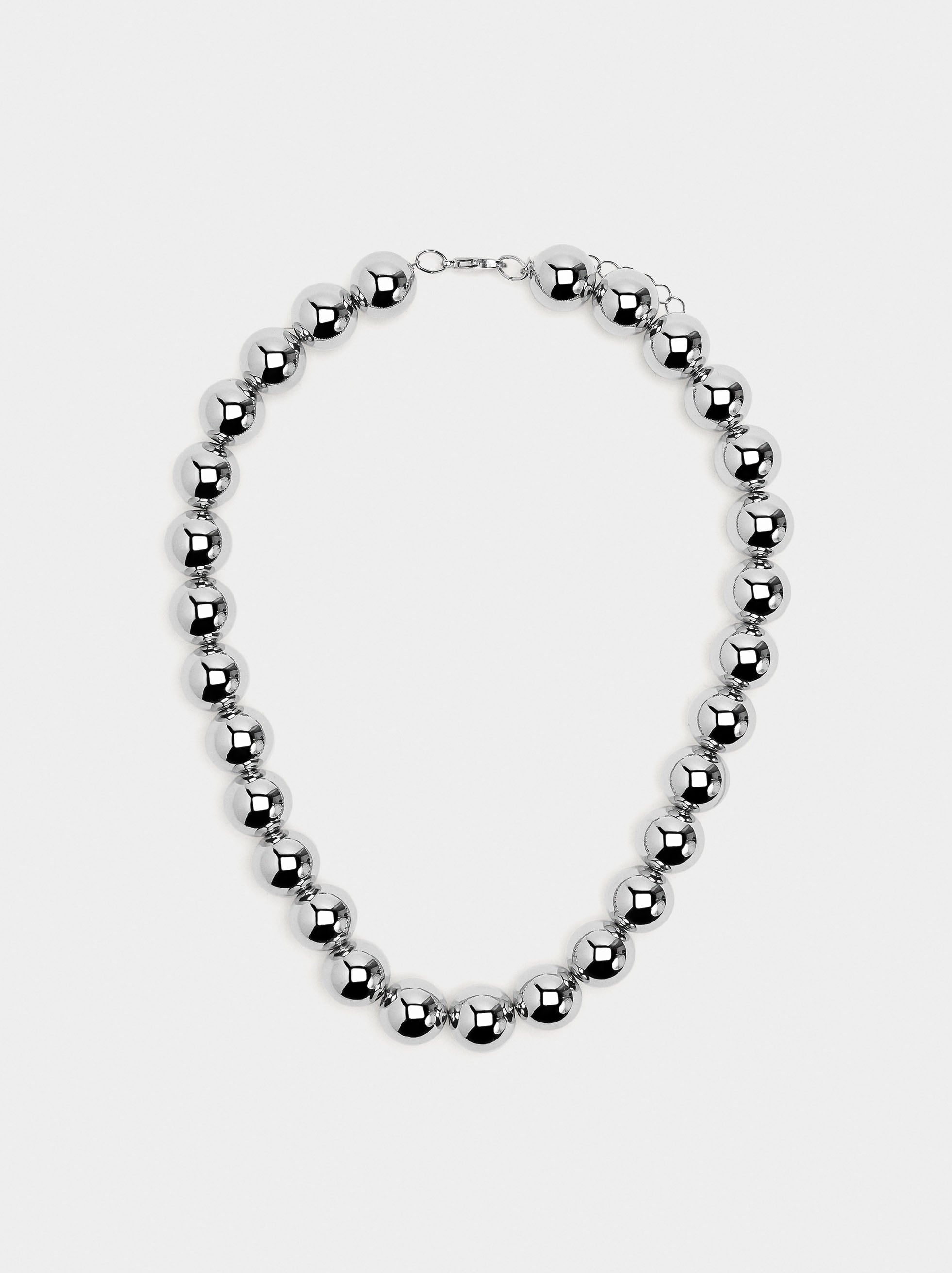 Collar Corto Con Esferas