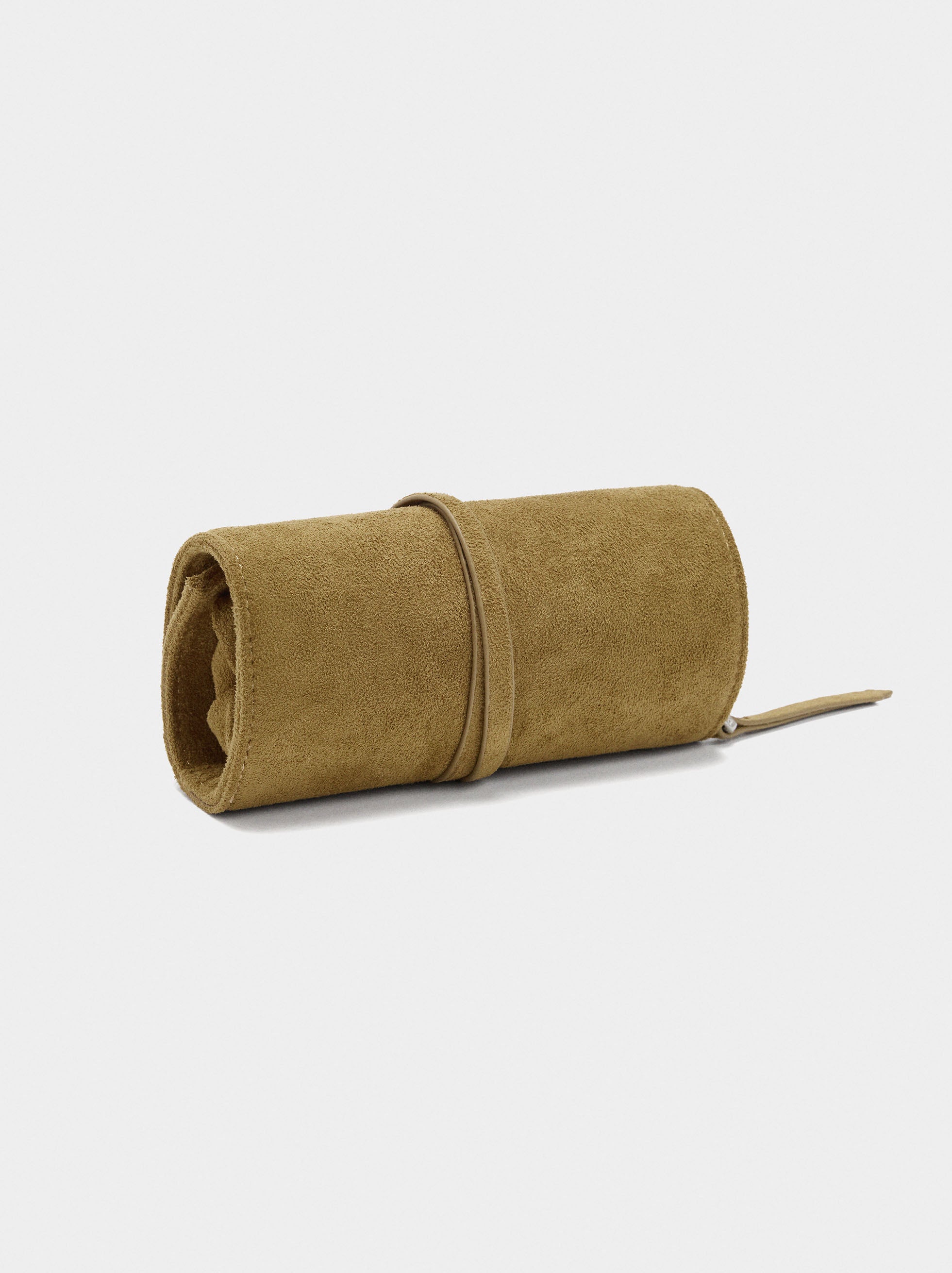 Porta-Joyas En Rollo Efecto Piel