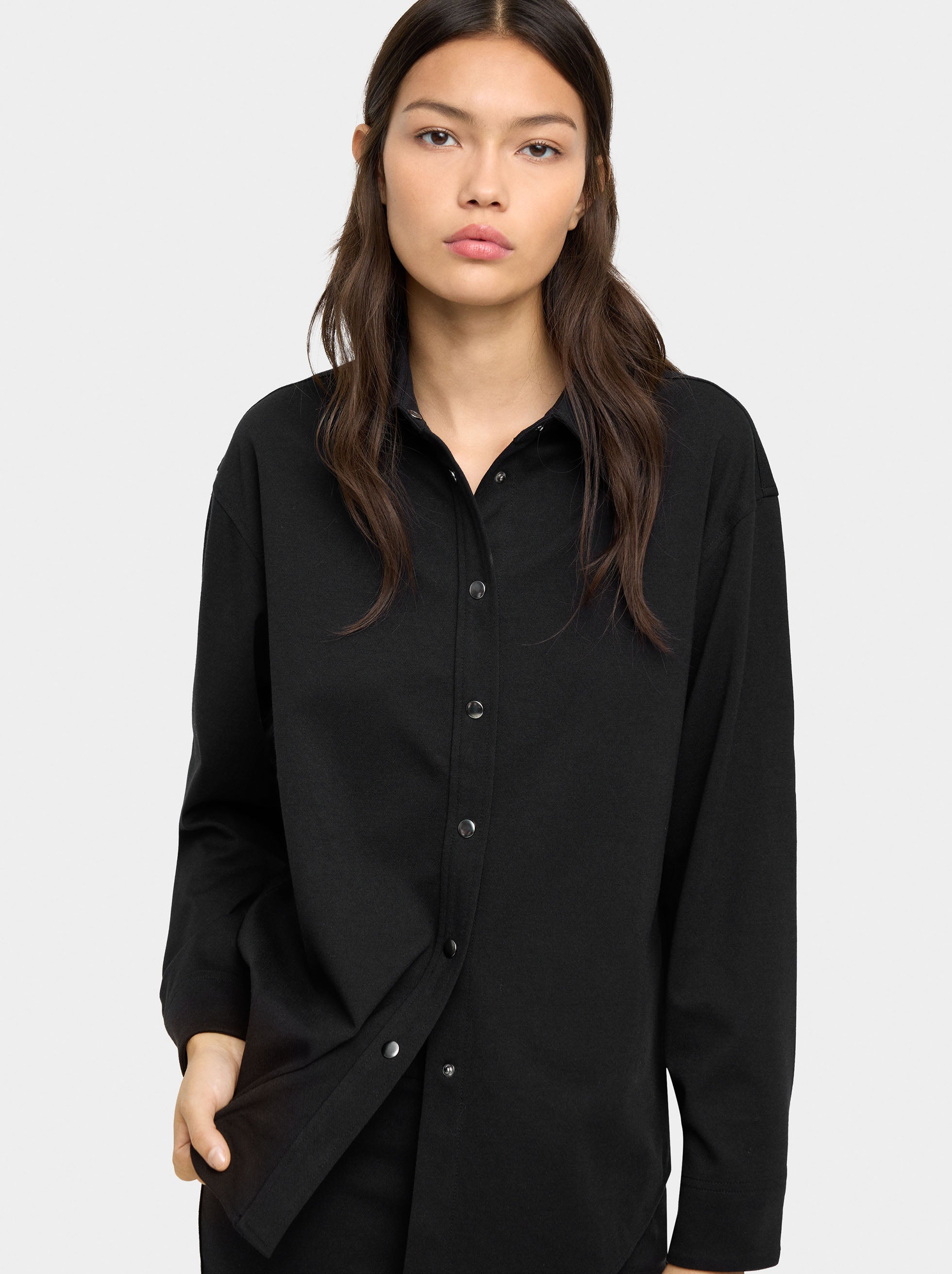 Camisa De Botones De Presión