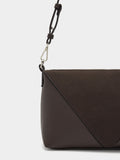 Bolso Bandolera Contraste De Texturas