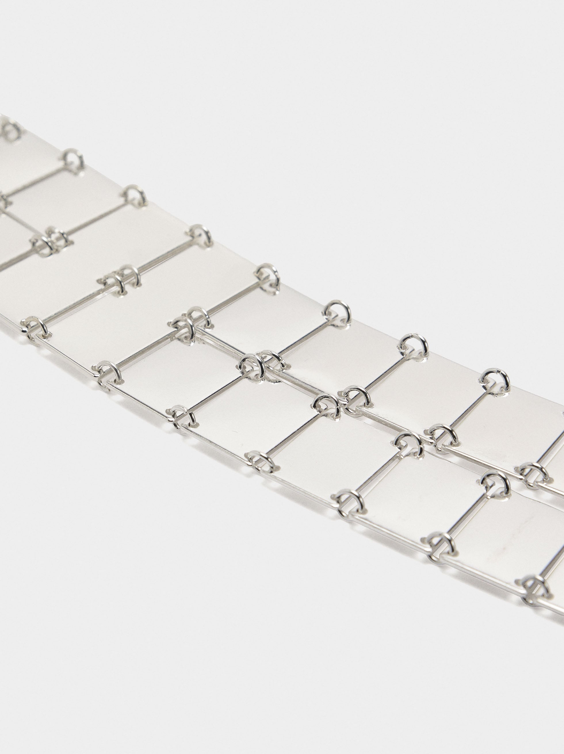 Collar Doble Con Rectángulos
