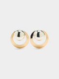 Pendientes Earjacket De Aro Y Esfera