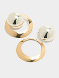 Pendientes Earjacket De Aro Y Esfera