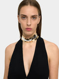Choker Bicolor Con Rectángulos
