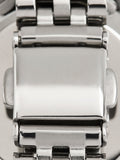 Reloj Redondo Con Pulsera De Acero Inoxidable
