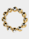 Pulsera Elástica Esferas Bicolor