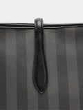 Bolso Shopper A Rayas Con Bolsa Extraíble