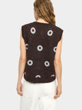 Chaleco Jacquard Con Lunares