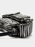 Bolso Bandolera Con Estampado Animal