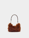 Bolso De Hombro Efecto Pelo
