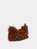 Bolso De Hombro Efecto Pelo