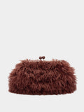 Bolso De Mano Efecto Pelo