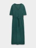 Vestido Midi De Punto Con Tira