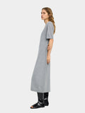 Vestido Midi De Punto Con Tira