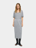 Vestido Midi De Punto Con Tira
