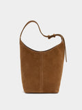 Bolso Bombonera De Ante Bolsa Interior