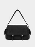 Bolso Bandolera De Nylon Con Solapa