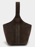 Bolso Bombonera De Ante