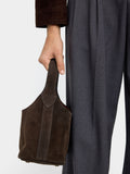 Bolso Bombonera De Ante