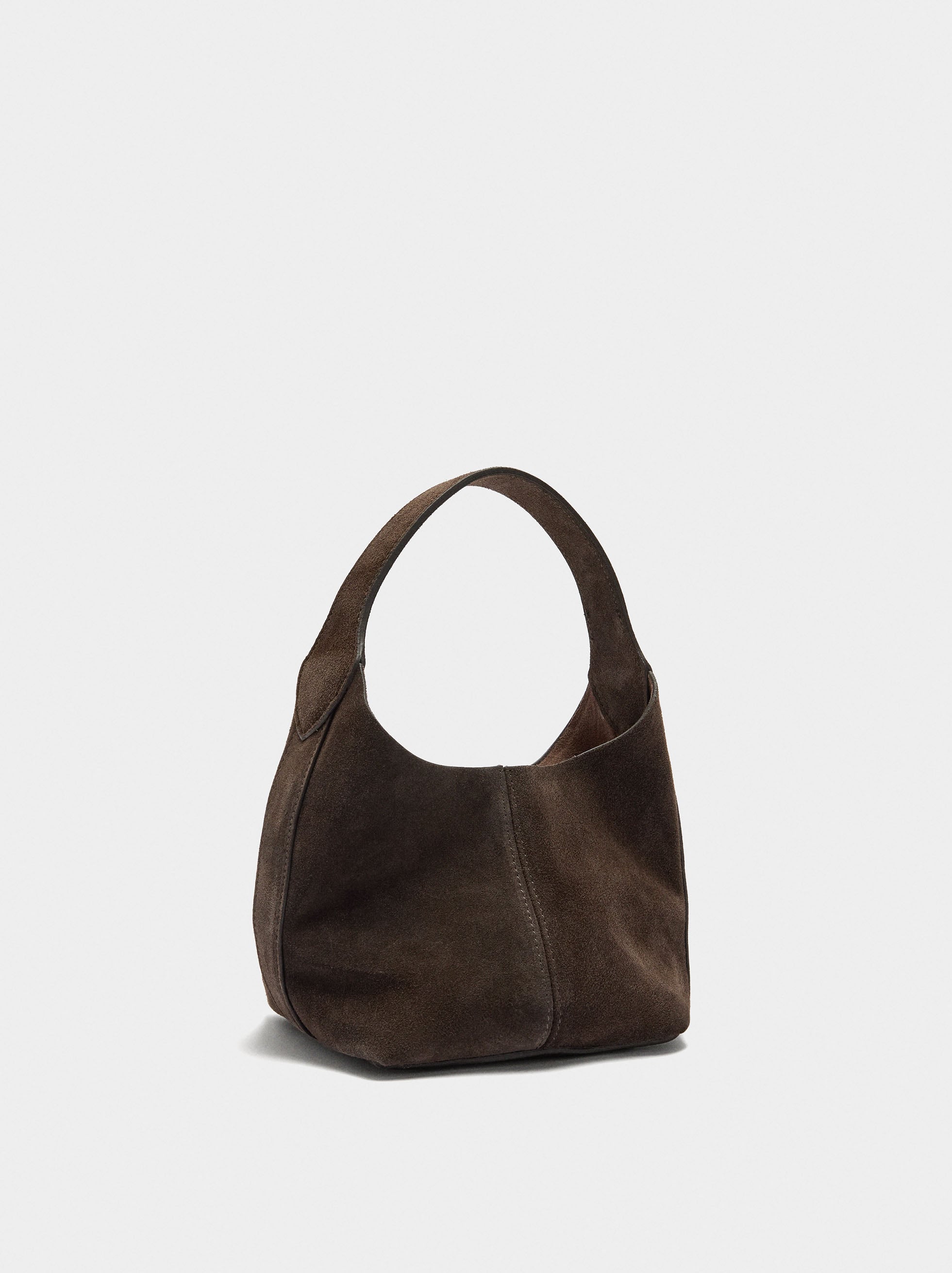 Bolso Bombonera De Ante