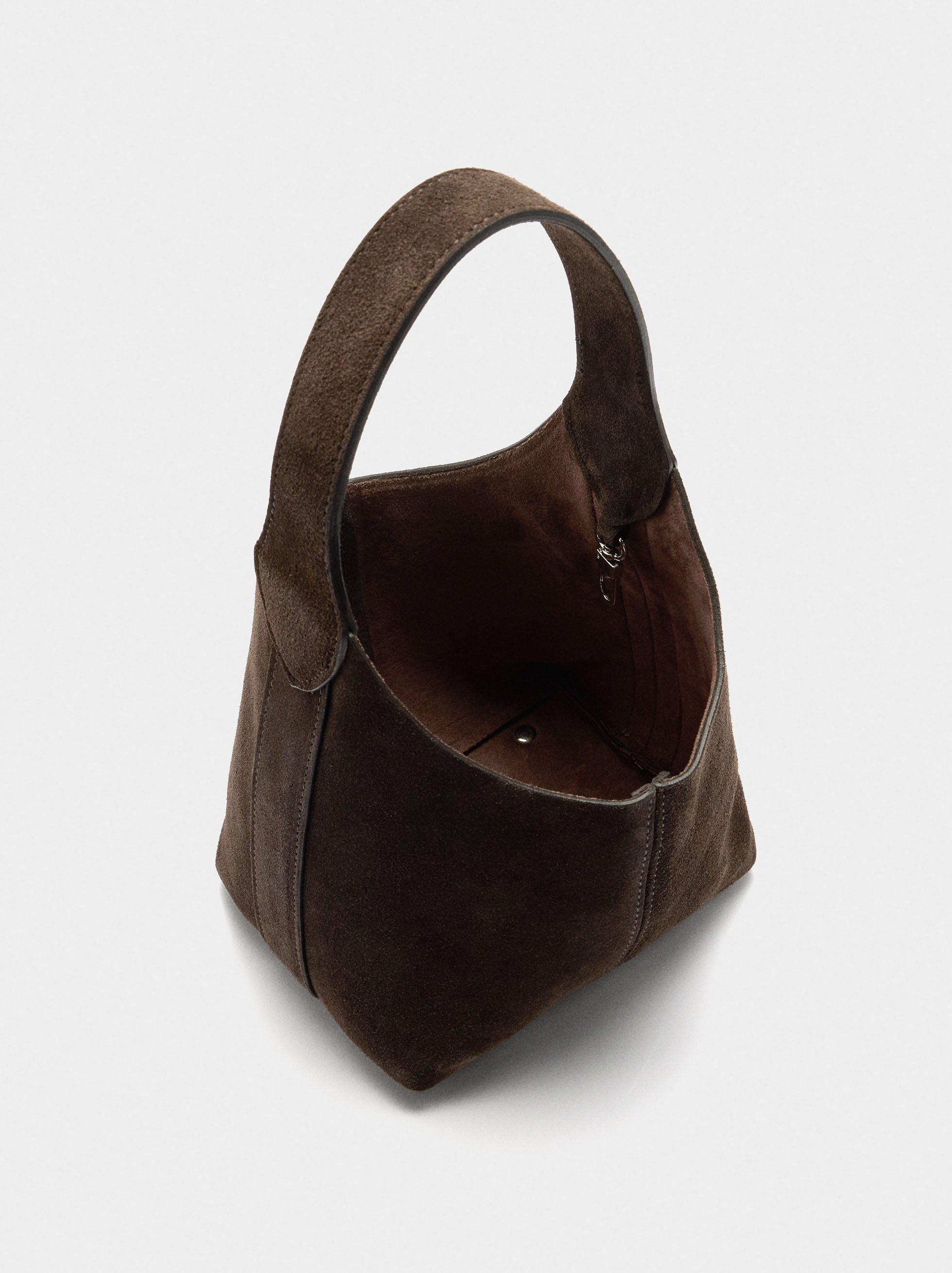 Bolso Bombonera De Ante