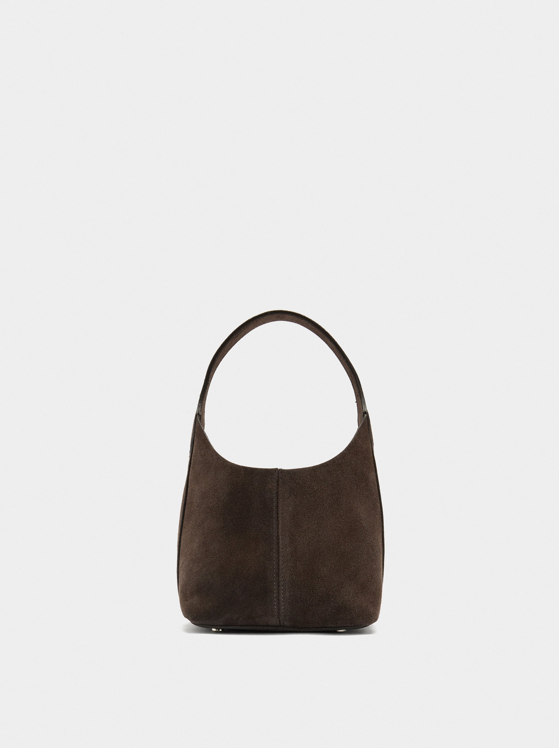 Bolso Bombonera De Ante